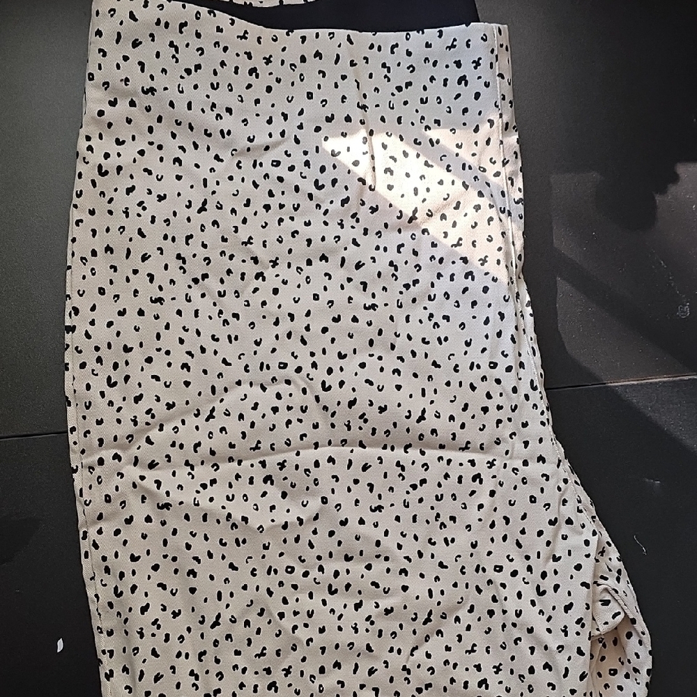 Stylish Cream and Black Leopard WOW Pants TALL